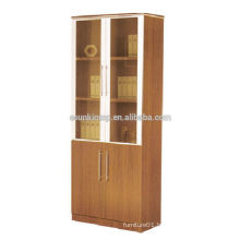 hot sell melamine bookcase, fireproof antique wooden file cabinet